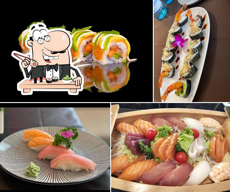 Scegli le diverse opzioni di sushi