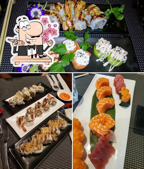 Scegli le diverse opzioni di sushi