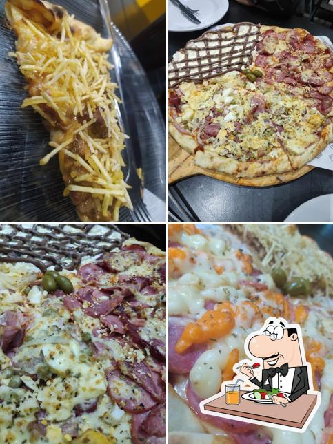 Comida em Modelos Pizzaria