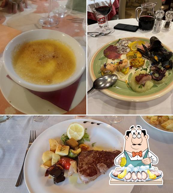 Ostriche al Trattoria Taverna Etrusca