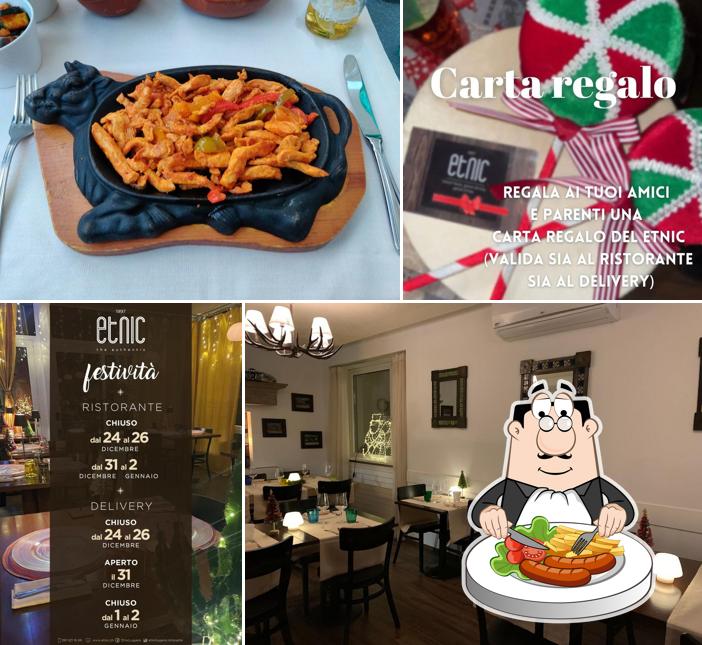 Cibo al Ristorante Etnic