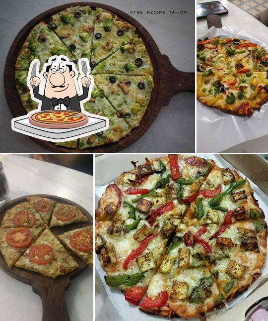 Try out pizza at The Bake Affair Cafe