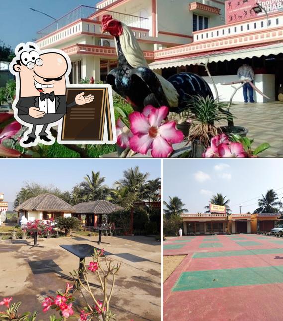 You can get some fresh air at the outside area of Dolphin Dhaba