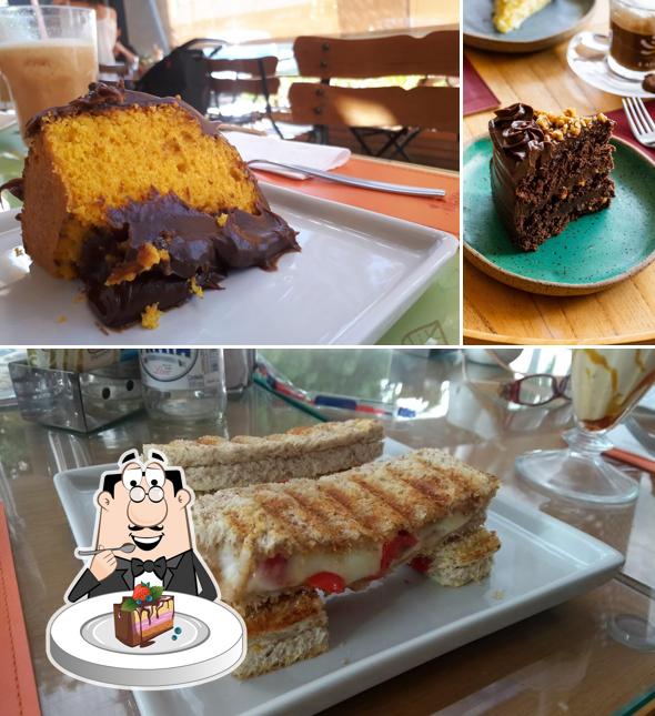 Bolo de chocolate em Labecca Café + Bistrô