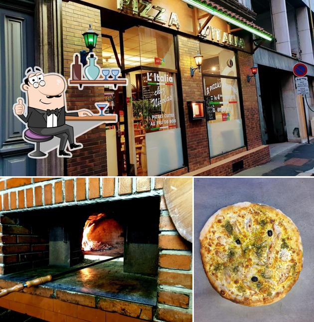 L’image de la intérieur et pizza de Pizzeria l'Italia chez Nicolas’s