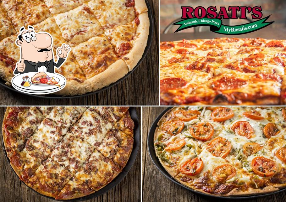 At Rosati's Pizza, you can taste pizza