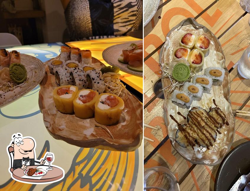 Tokin Sushi Villa Allende provides meat meals