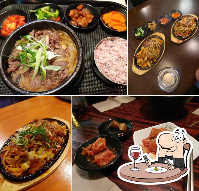 Platos en I love KIMCHI Korean Restaurant Queenstown