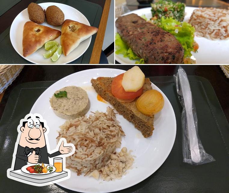 Comida em Kaled Restaurante Árabe