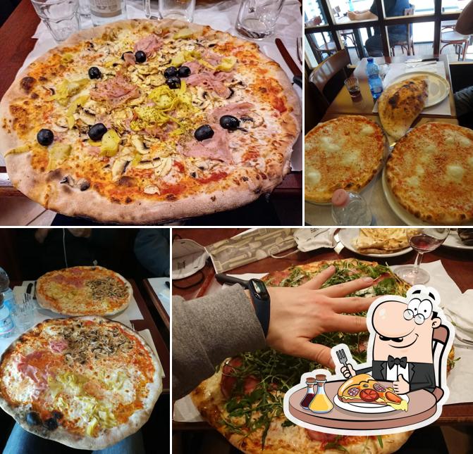 Choisissez des pizzas à La Padellaccia