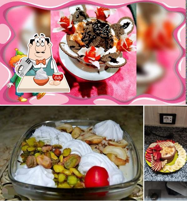 "قهوه اسمعلاوي" предлагает большой выбор сладких блюд