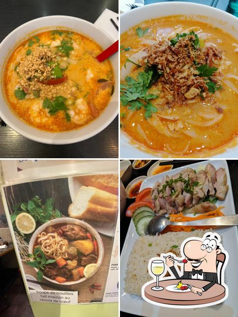 Plats à Green Tea House « Viet & Thaï »