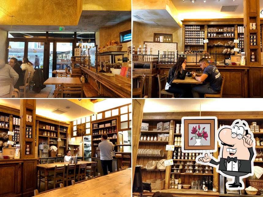 L'intérieur de Le Pain Quotidien