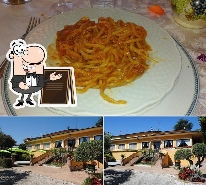 Tra le diverse cose da Ristorante Il Bersagliere si possono trovare la esterno e cibo