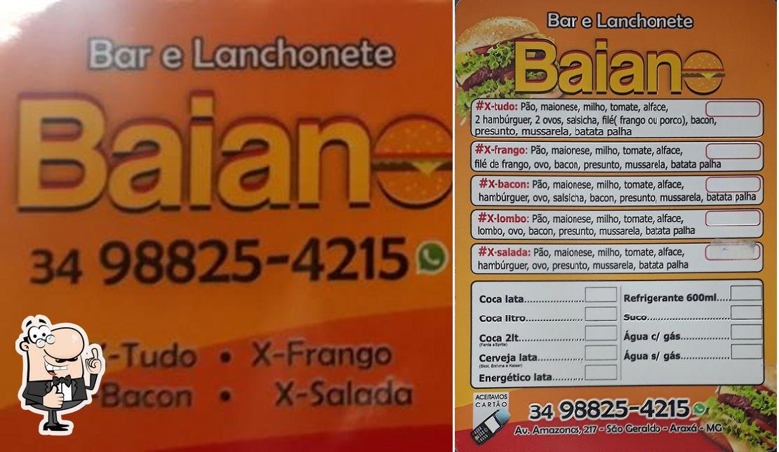 Here's a picture of Bar e Lanchonete do Baiano