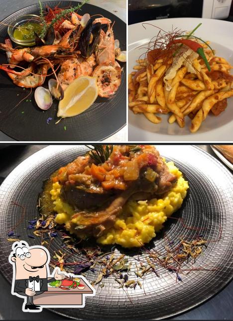 Get seafood at Moderne Trattoria du Bourg