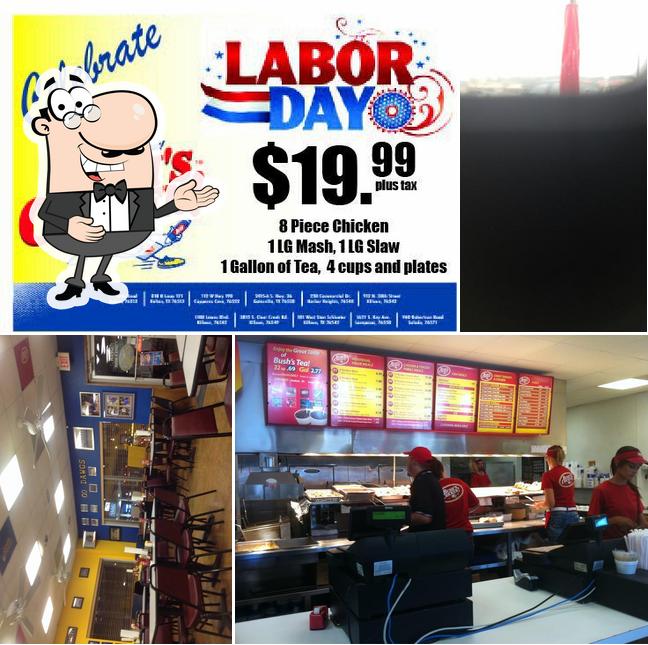 Bush's Chicken Cove in Copperas Cove Restaurant menu and reviews