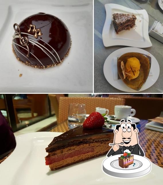 Torta al cioccolato al Cafe Central