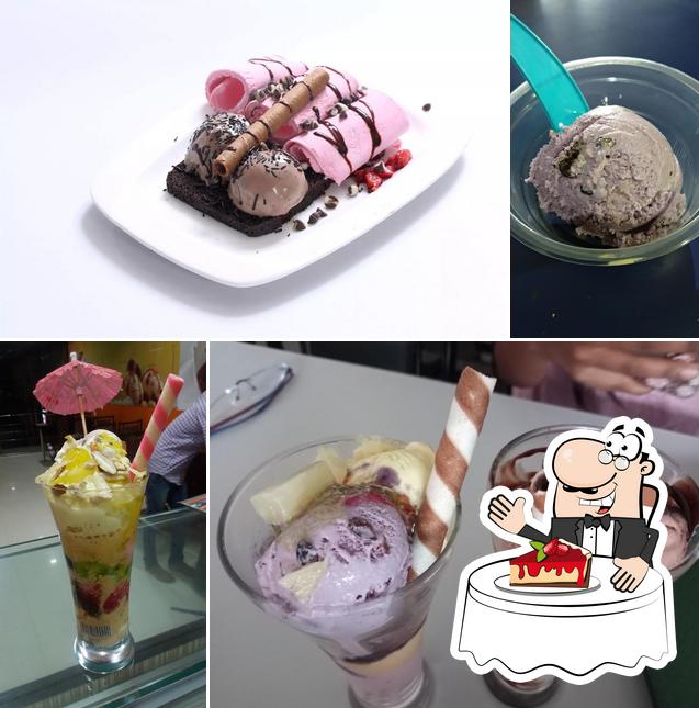 "Ice N Spice" Amul Icecream Parlour provides a selection of desserts