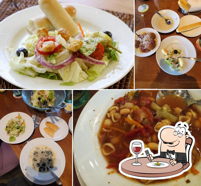Блюда в "Olive Garden Italian Restaurant"