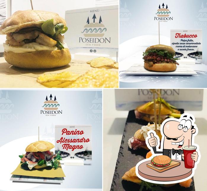 Ordina un hamburger a Poseidon