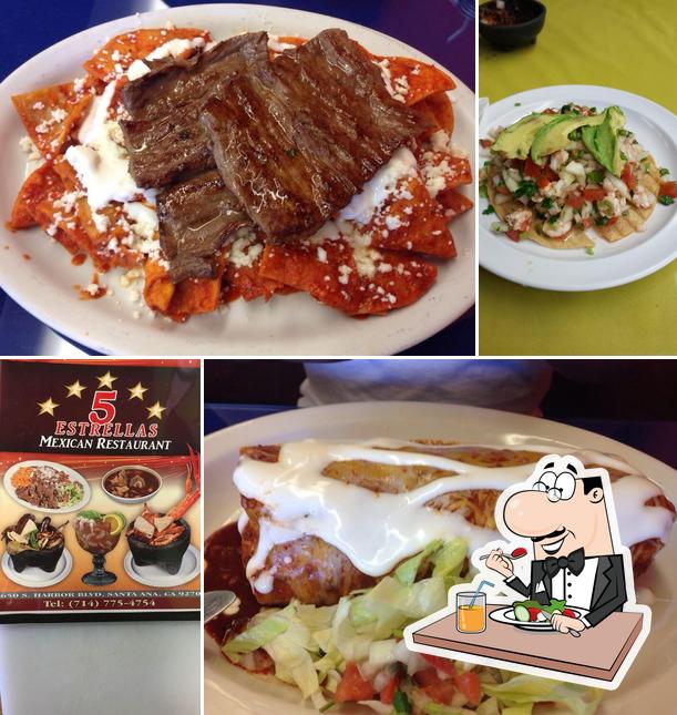 5 Estrellas Mexican Restaurant in Santa Ana - Restaurant menu and reviews