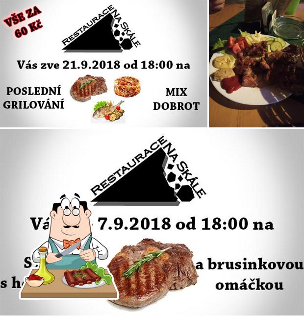 Get meat dishes at Hospoda na Skále