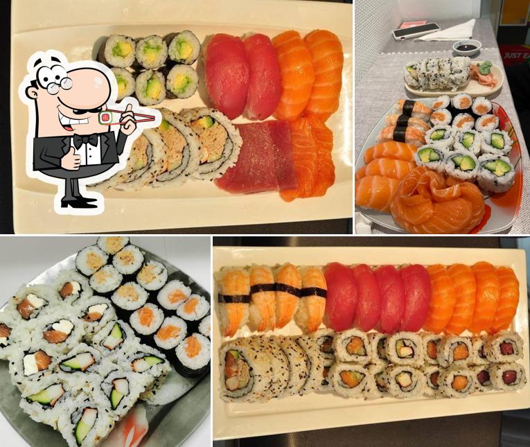 Les sushi sont disponibles à Sakuraame