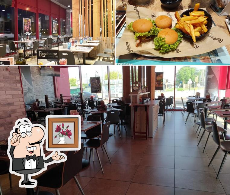 La photo de la intérieur et burger de Roadhouse Restaurant Treviso’s