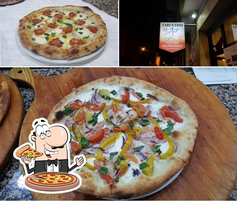 A Pizzeria Tarentum, puoi assaggiare una bella pizza