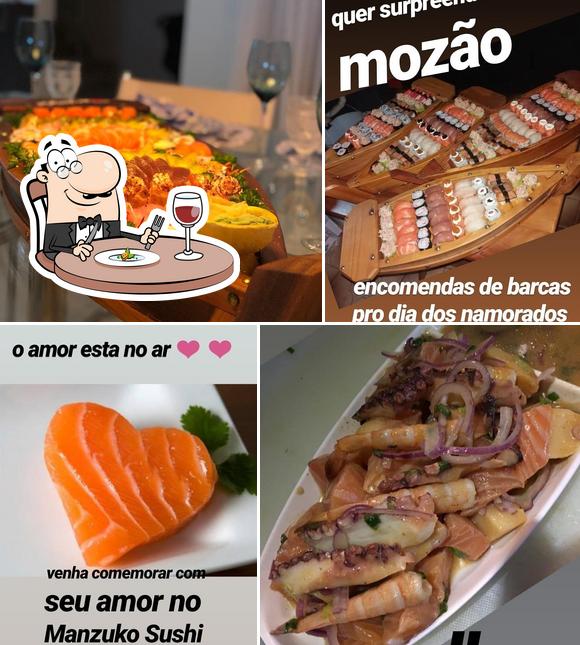 Comida em Manzuko Lounge