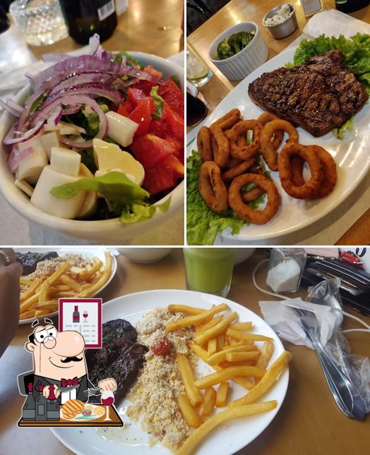 Peça refeições de carne no The Fives - Burger and Steak