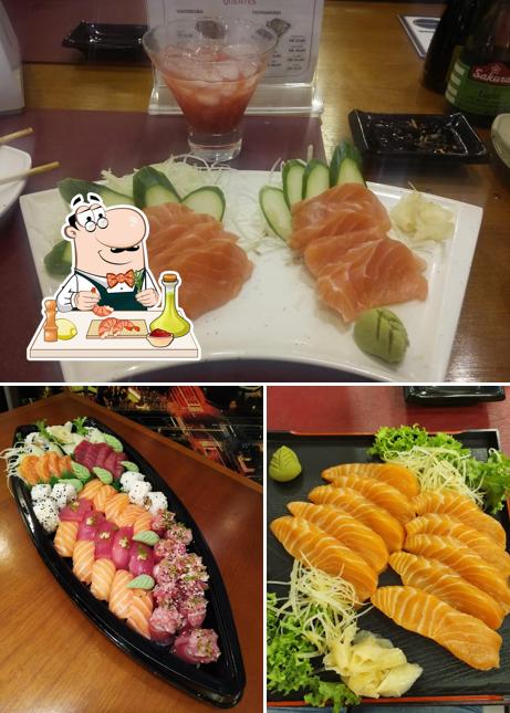 Consiga frutos do mar no Restaurante Yamana - Japanese Food
