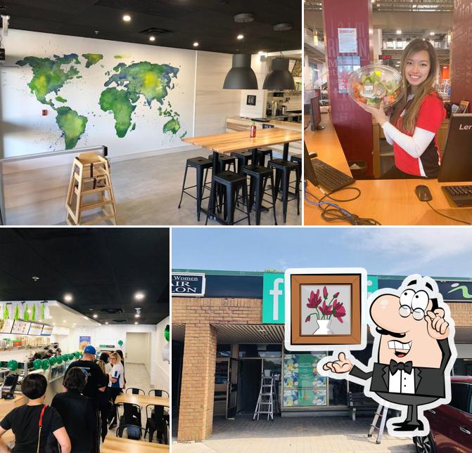 L'intérieur de Freshii