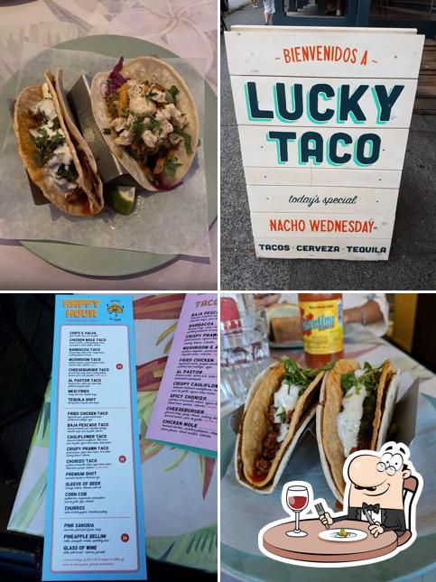 Nourriture à Lucky Taco