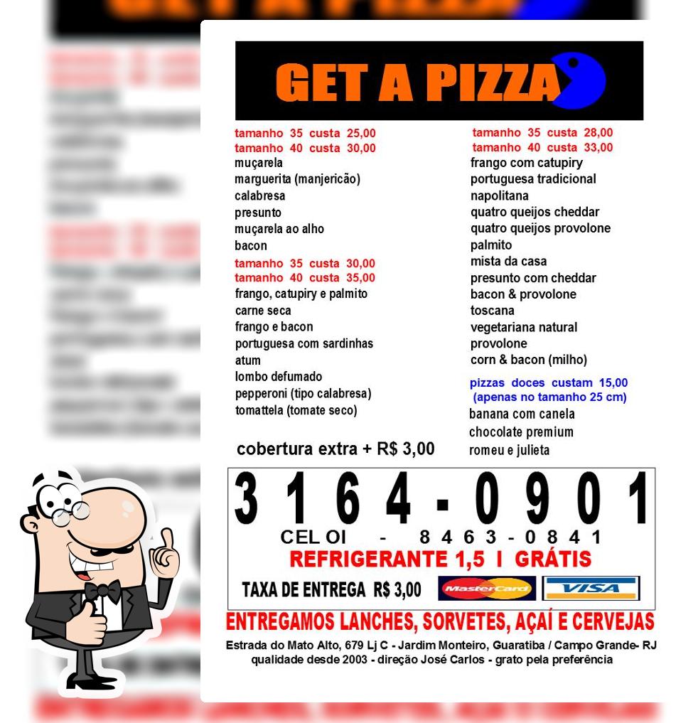 Veja as informações sobre o Get a Pizza