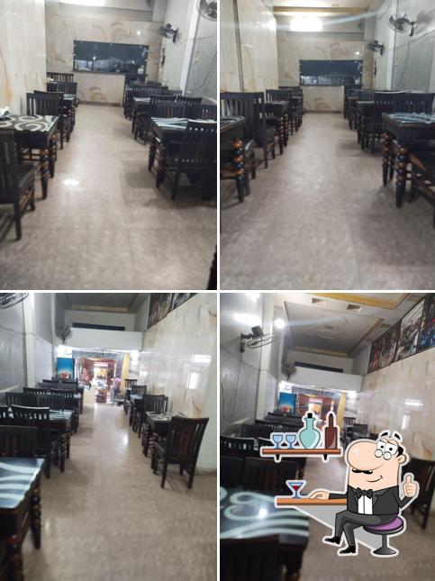 The interior of Bawarch Elite restaurant