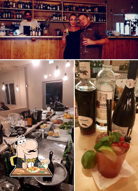 Questa è la immagine che presenta la cibo e interni di Boulevardier café & bistrot