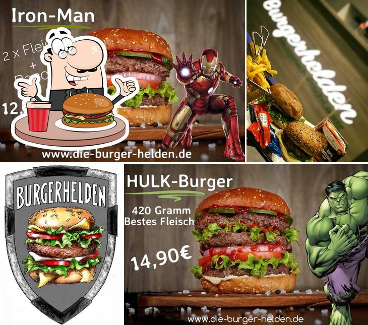 Get a burger at Burgerhelden