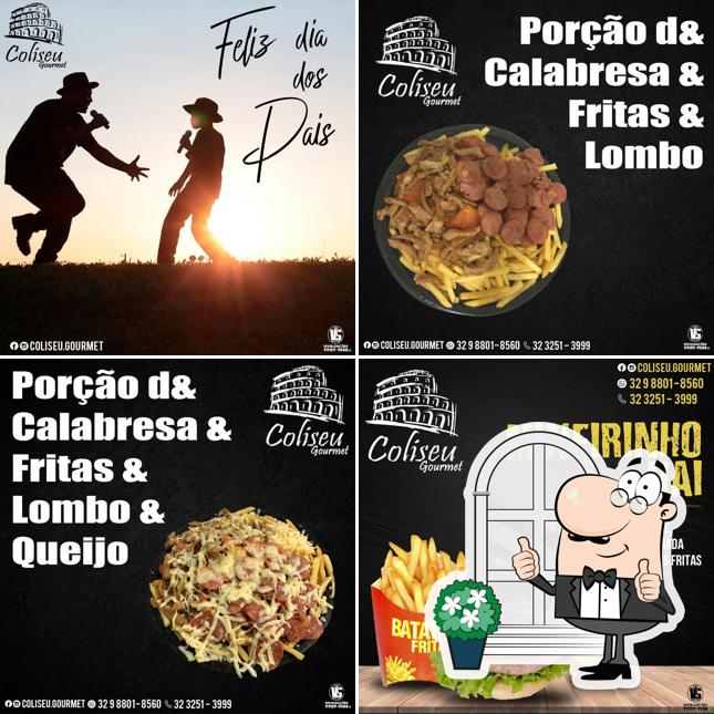 O exterior do Coliseu Gourmet