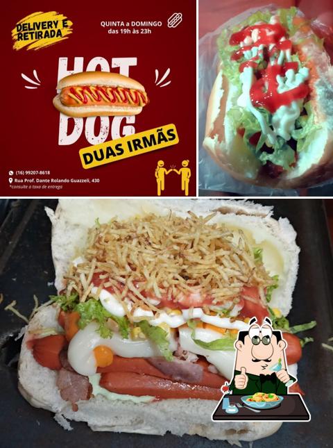 Comida em Hot Dog Duas Irmãs