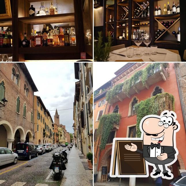 This is the photo showing exterior and drink at Locanda Ai Portici