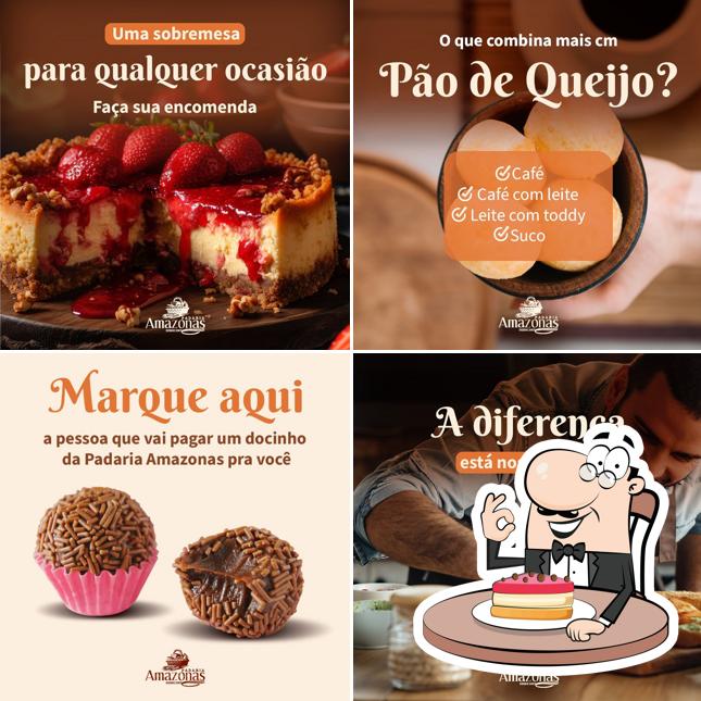 Bolo de queijo em Padaria Amazonas