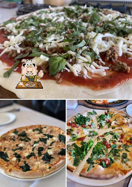 Try out pizza at Trattoria Servino