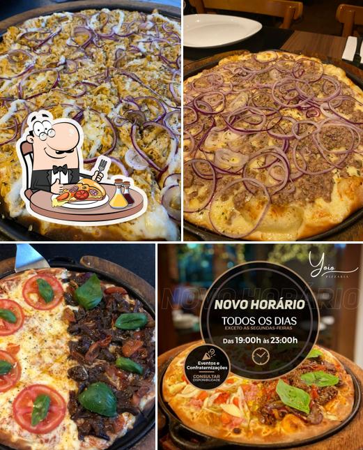 Experimente pizza no Yoio Pizzaria Restô