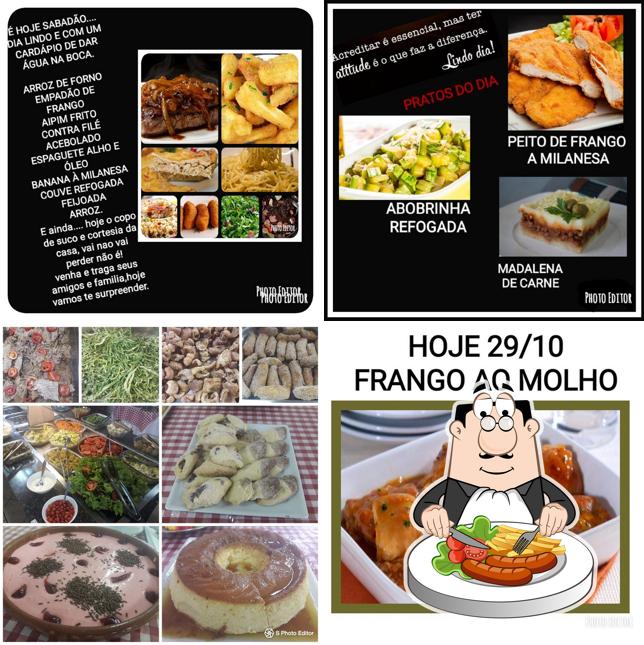 Еда в "Restaurante Dom Pedro II"