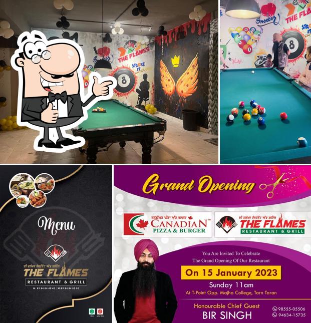 Here's a pic of The Flames Restaurant & Grill-Best Fine Dine Restaurant/Gym Special Diet/Chinese/Family/Veg&Non Veg Restaurant in Tarn Taran