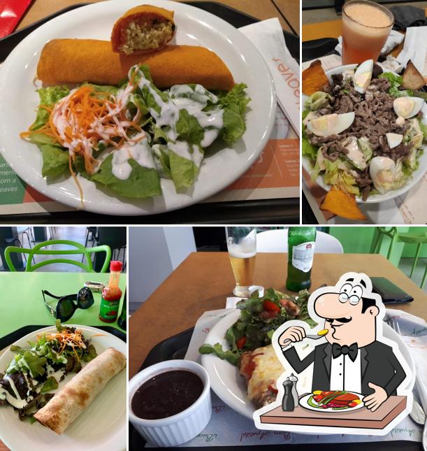 Comida em Leaves Atiradores