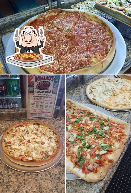 Попробуйте пиццу в "Romano's Chicago Style Pizza & Grill"