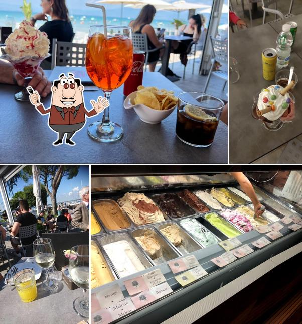 Gelato al Sunset Bar Beach Pacengo